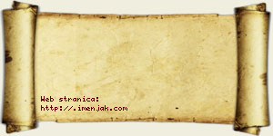 Emilija Pjanić vizit kartica